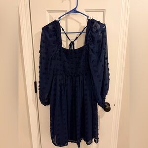 Navy Blue Dress